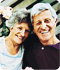 Senior couple smiling