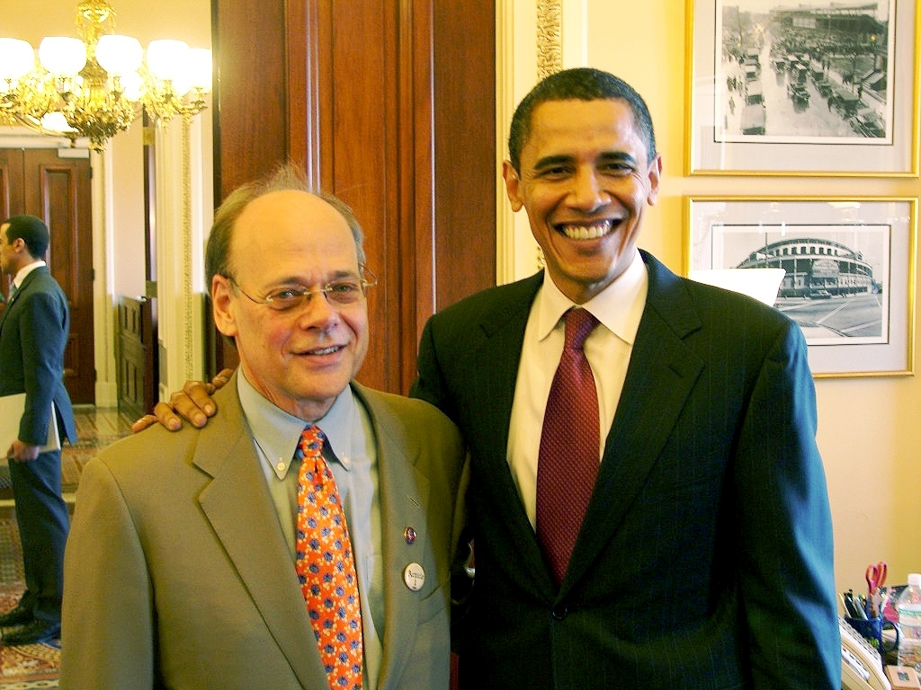 Congressman Cohen and President-elect Barack Obama