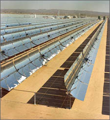 Parabolic trough system photo