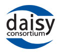 DAISY Logo link to Home page