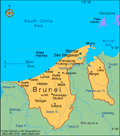 Map of Brunei