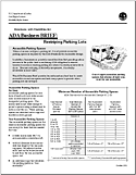 reduced image - Restriping Parking Lots ADA Business Brief