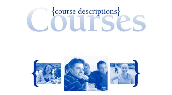 Course descriptions