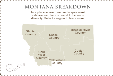 Montana Breakdown | Select a region to learn more.