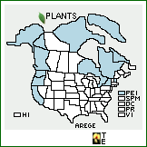 Distribution of Argentina egedii (Wormsk.) Rydb. ssp. egedii. . 