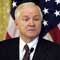 Secretary Gates at microphone (AP Images)