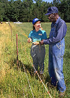 Farmers discuss pasture management