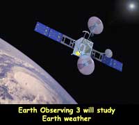 Earth Observing 3 instrument will study weather.