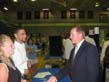 Congressman Buyer speaks to constituents at Franklin Job Fair