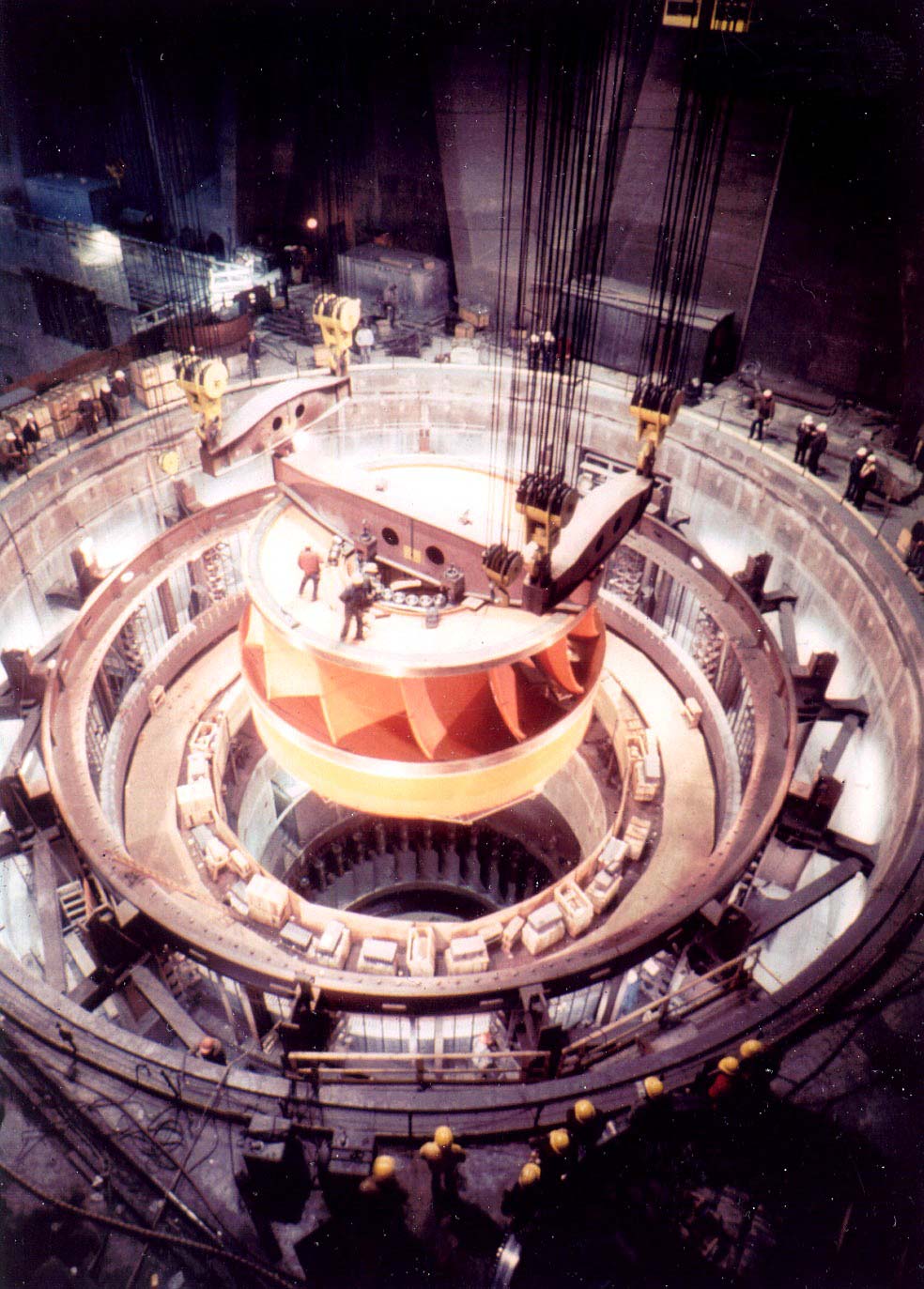 Installation of a Turbine at Grand Coulee Third Powerplant