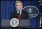 President George W. Bush speaks to the nation from the Bush Ranch in Crawford, Texas, Thursday, Dec. 27, 2007, in response to the assassination of Benazir Bhutto, former Prime Minister of Pakistan. White House photo by Chris Greenberg