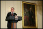 President George W. Bush makes remarks during a ceremony in the East Room of the White House honoring Abraham Lincoln's 199th Birthday, Sunday, Feb. 10, 2008. White House photo by Chris Greenberg