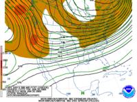 Day 6 500mb Heights - HPC Versus GFS Ensemble Mean