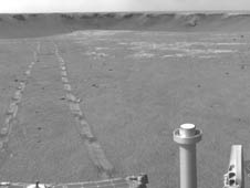 Opportunity's view of Victoria Crater