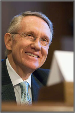 Senator Reid at a Yucca Hearing