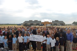 Senator Carper presents federal funing to Providence Creek Academy