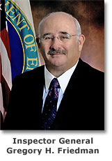 Inspector General Gregory H. Friedman