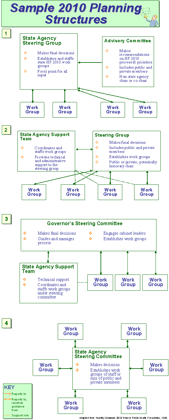 Chart: Sample 2010 Planning Structures