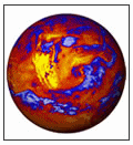 images of earths reflected shortwave and emitted longwave radiation