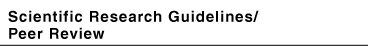 Supplementary Guidelines for the Quality of SCIENTIFIC RESEARCH Information Disseminated by USDA Agencies and Offices 