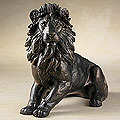 Stately Lion Sculpture