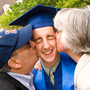 A kiss for the graduate