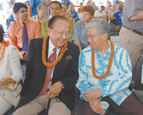 Senator Inouye and Senator Akaka