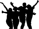 Illustration of people dancing