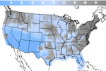 National Sky Cover Forecast Image