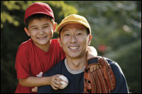 Photo: A father and son