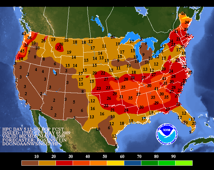 Forecast valid 12z 05/10/09 - 00z 05/11/09