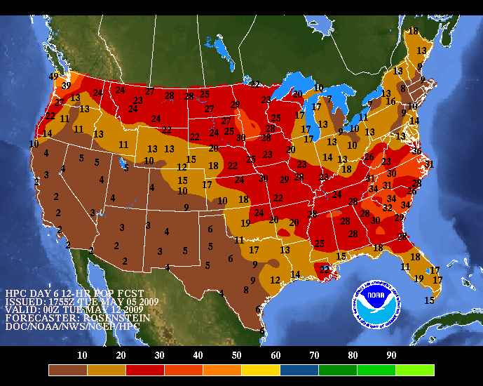 Forecast valid 12z 05/11/09 - 00z 05/12/09