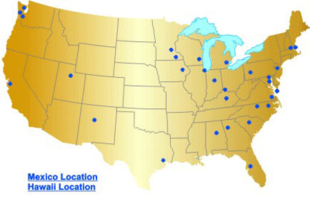 Sponsor Location Map