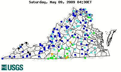 Current streamflow conditions in virginia