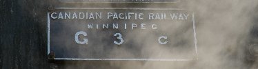 The Builders Plate for CP 2317. NPS Photo, Ken Ganz