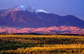 Sunset on Dunefield and Mount Herard