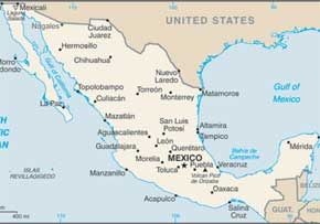 Map of Mexico