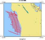 J-1-97-MB location map of where navigation equipment operated