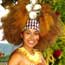 Samoan girl in fiafia costume