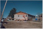 House damaged in Lauderdale County.