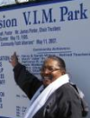 Lottie Spencer shows off V.I.M. Park in Sumter, South Carolina