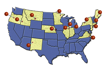 Map of US