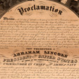 A section of the Emancipation Proclamation.