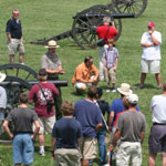 Ranger guided tour at Ricketts Battery