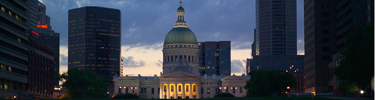 The Old Courthouse at night