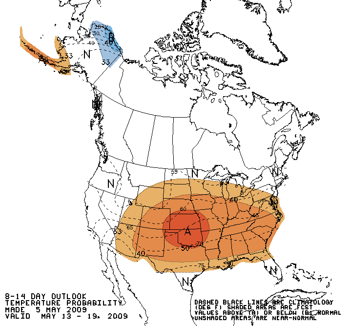 CPC 8-14 Day Temperature Outlook