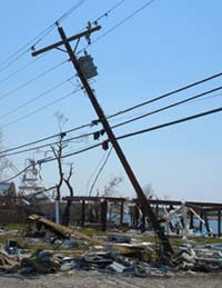 Downed power lines