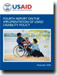 Graphic of Fourth Report on the Implementation of USAID Disability Policy