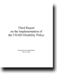 Graphic of Third Report on the Implementation of USAID Disability Policy