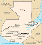 Map of Guatemala